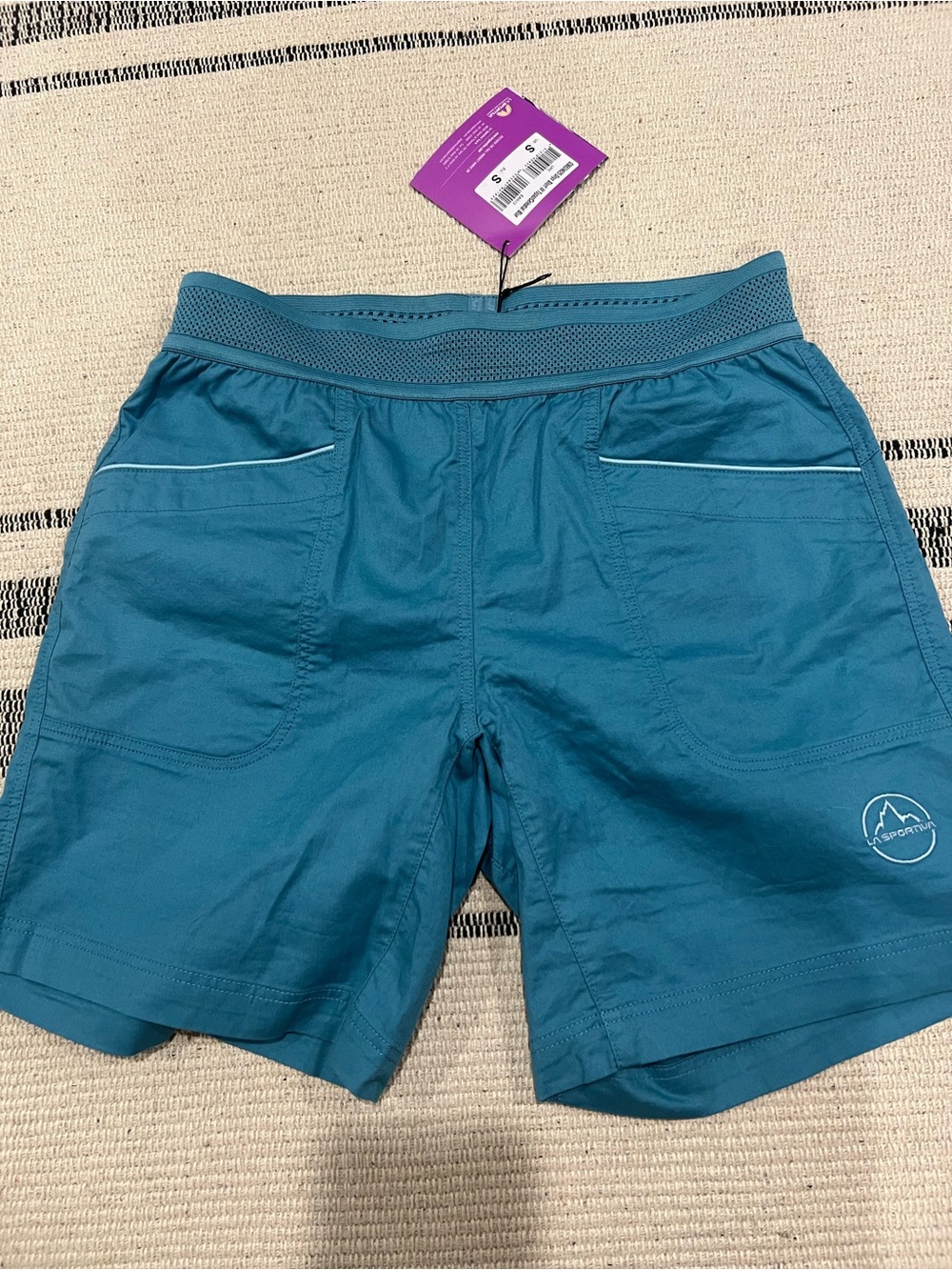 La Sportiva Teal Women's Athletic Shorts